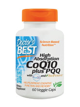 Koenzym Q10 100 MG og PQQ 20 MG og Piperin Bioperin veganske 60 kapsler DOCTOR'S BEST